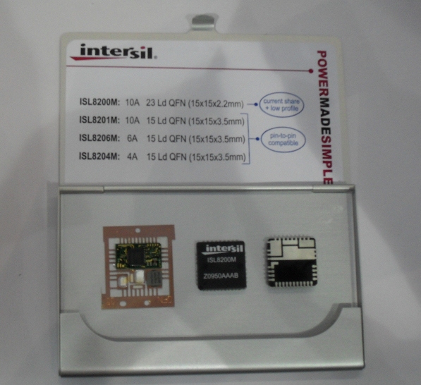 ISL8200M是Intersil最近力推的一款輸出電流高達(dá)10A的電源模塊