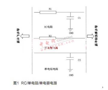 RC電路或者單電阻、單電容電路