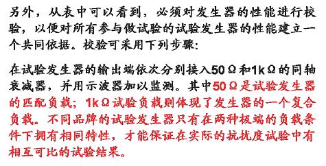 新標(biāo)準對脈沖群發(fā)生器特性參數(shù)的要求