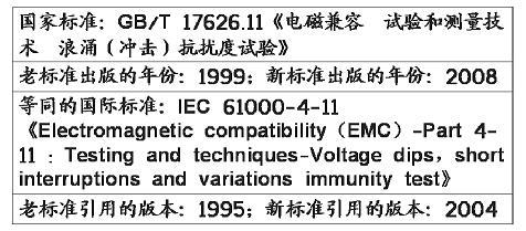 電壓暫降、短時(shí)中斷和電壓變化抗擾度試驗(yàn)