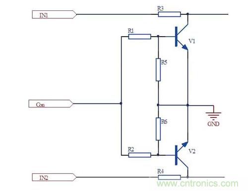 圖3 輸入級(jí)電路