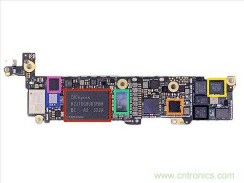 土豪金iPhone 5S拆解：內(nèi)部結(jié)構(gòu)升級(jí)，維修難度增加