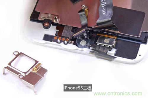 土豪金iPhone 5S拆解：內(nèi)部結(jié)構(gòu)升級(jí)，維修難度增加