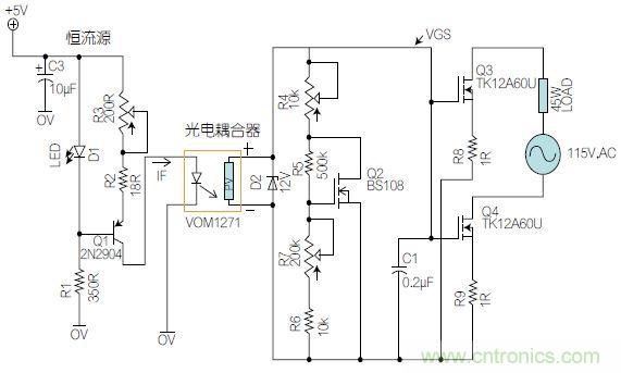 圖1：基于有源器件的線性區(qū)域進(jìn)行功率控制。