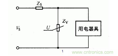 壓敏電阻器組成的保護(hù)電路設(shè)計