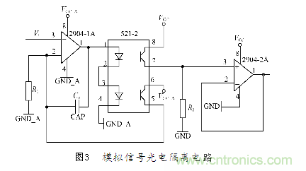 線性光電隔離電子電路的設計