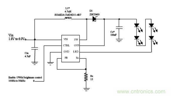 白光 LED 恒流驅(qū)動(dòng)器 IC