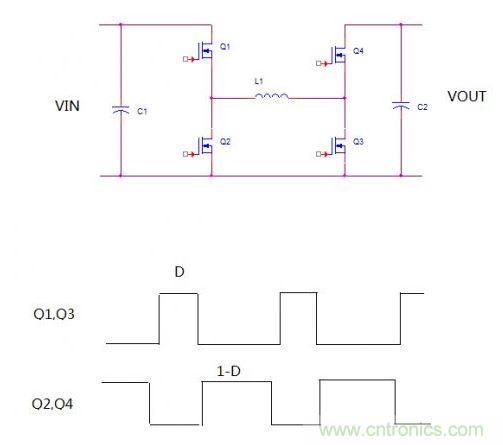 四開關(guān)buck-boost的拓撲