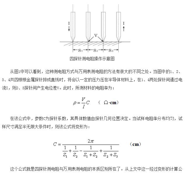 如何區(qū)分萬用表測電阻和四探針測電阻？