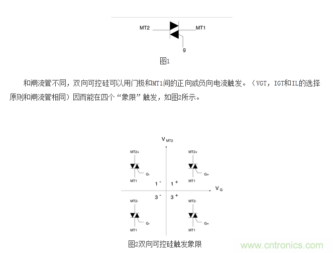 技術(shù)解析：雙向可控硅的導通階段設(shè)計