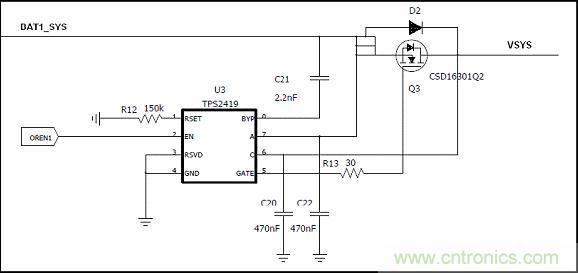 基于bq24161+TPS2419雙電池供電方案的設(shè)計分析