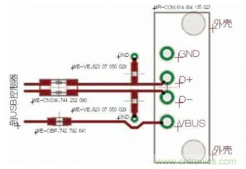 USB端口抗電磁干擾保護(hù)電路設(shè)計方案