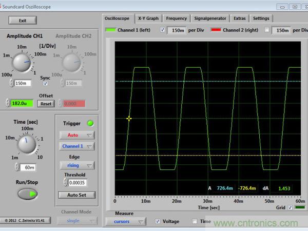 利用軟件和簡單電路就能把電腦音效卡變成示波器