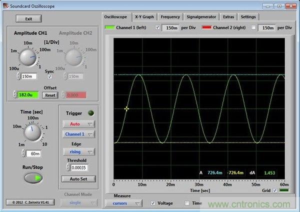 利用軟件和簡單電路就能把電腦音效卡變成示波器