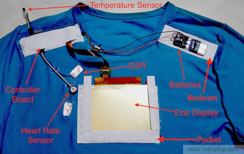 如何DIY一款能監(jiān)控個人情緒的電子T恤？
