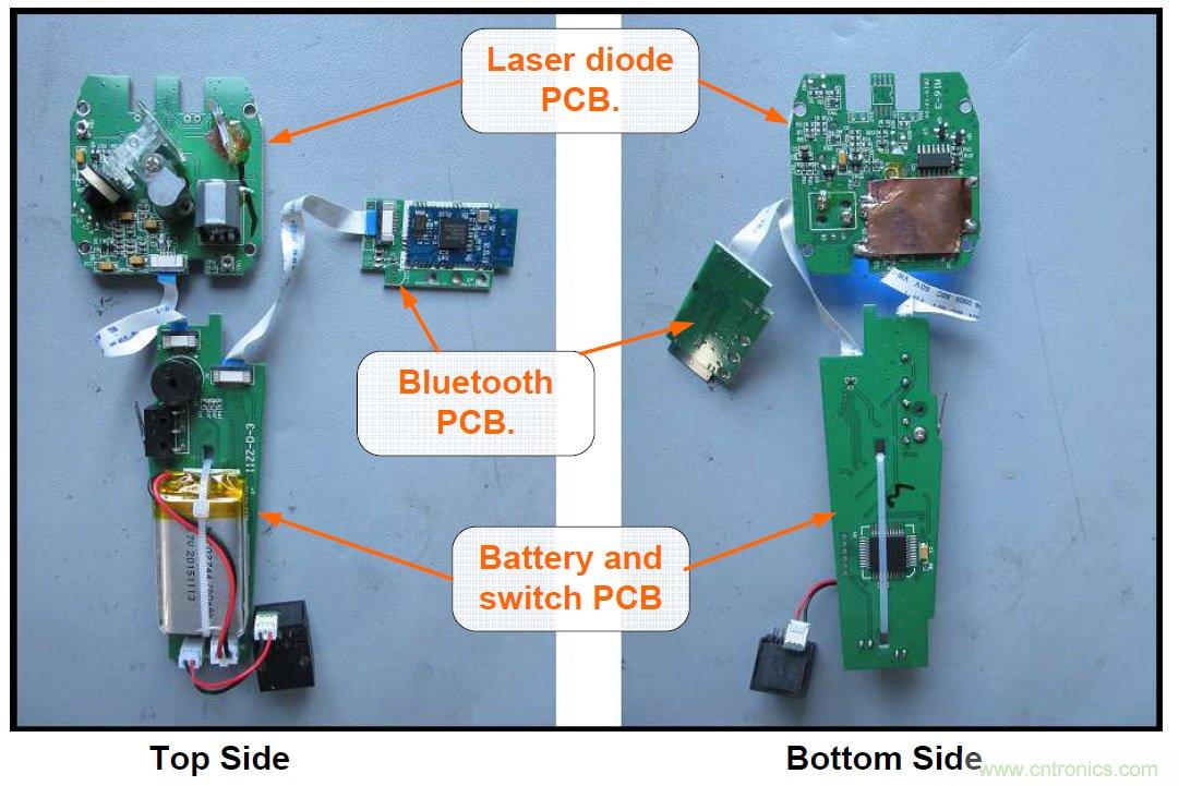 拆解45美元的藍(lán)牙無(wú)線條碼掃描槍?zhuān)l(fā)現(xiàn)里面鏡中有鏡