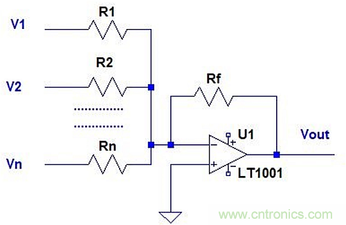 計算各種運放電路的輸出失調(diào)