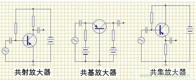 什么是共集、共基、共射放大器？如何分辨3類放大器