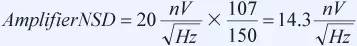 信號鏈中放大器噪聲對總噪聲有多少貢獻？
