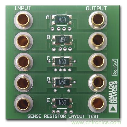 改進(jìn)低值分流電阻的焊盤布局，優(yōu)化高電流檢測精度