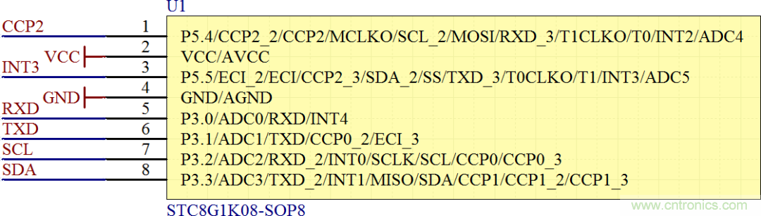 基于STC8G1K08信標信號板設(shè)計