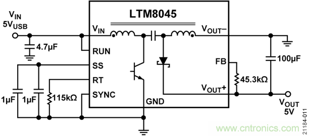 USB供電、915MHz ISM無線電頻段、具有過溫管理功能的1W功率放大器