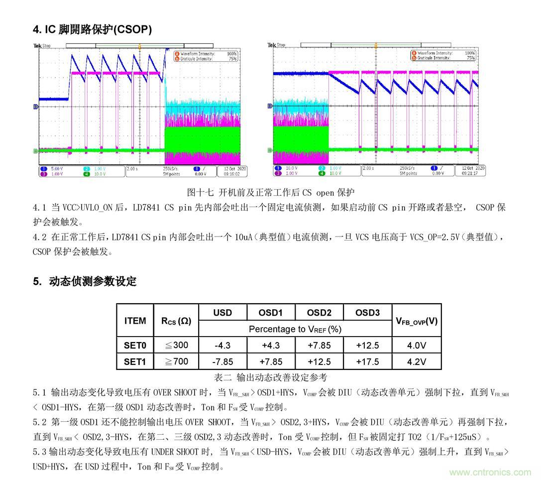 LD7841 PSR CV方案的照明作用