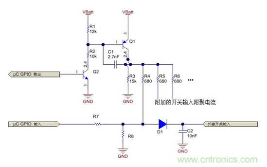 多開關(guān)檢測接口：為實現(xiàn)更小型、更高效設計集成化功能