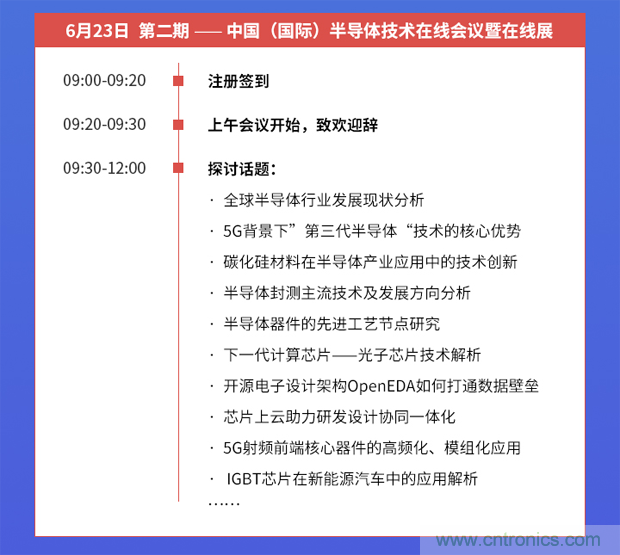 SIAC聯(lián)盟大改半導(dǎo)體產(chǎn)業(yè)格局？來(lái)中國(guó)（國(guó)際）半導(dǎo)體技術(shù)在線會(huì)議暨在線展