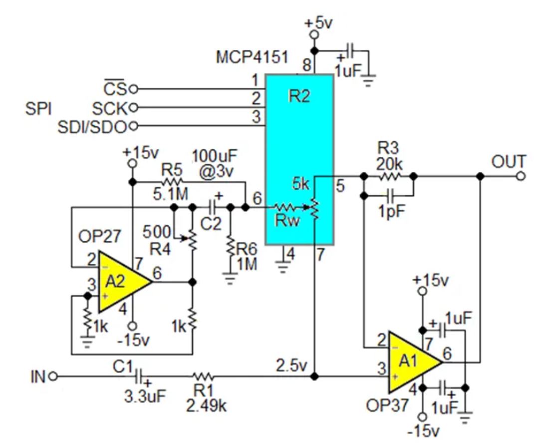 數(shù)字電位器能否代替電路中的機械電位器？