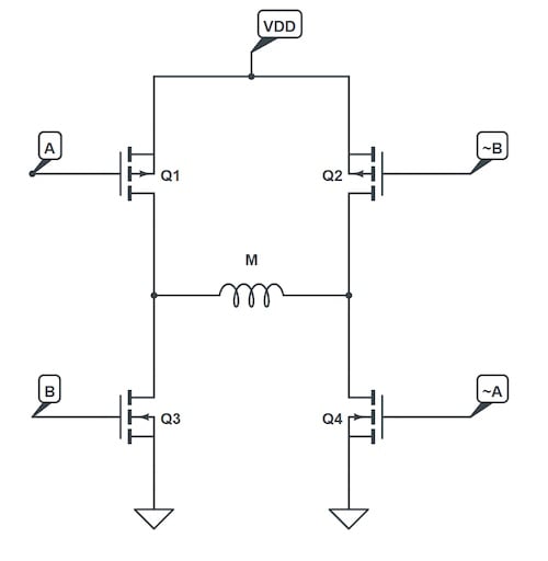 使用互補(bǔ)PWM、擊穿和死區(qū)時(shí)間的 H 橋直流電機(jī)控制