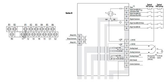 變頻驅動器 (VFD) 的控制線路