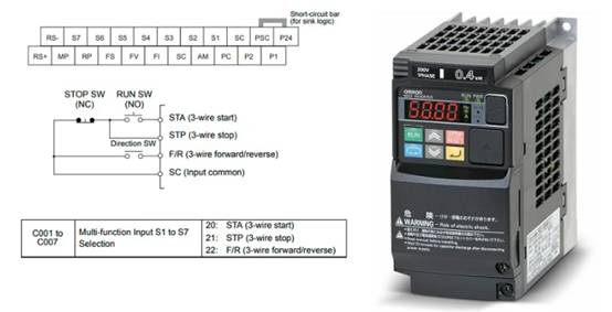 變頻驅動器 (VFD) 的控制線路