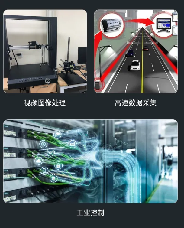 基于賽靈思、紫光芯片開發(fā)的FPGA高速通信開發(fā)板，適用于圖像處理、工業(yè)控制場景