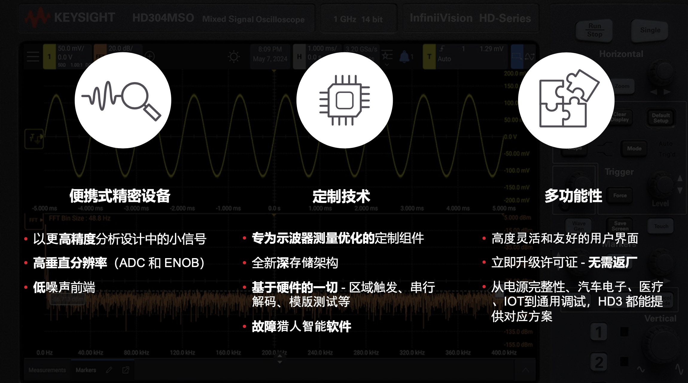 是德科技掀起新革命：通用示波器正式邁入14bit ADC時(shí)代